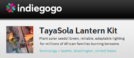 TayaSola Lantern Kit Indiegogo