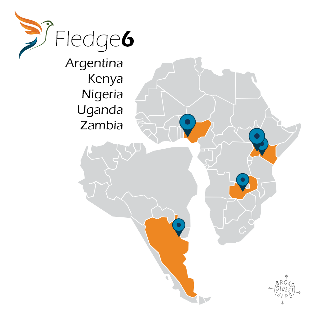 Fledge6 - Argentia, Kenya, Nigeria, Uganda, Zambia